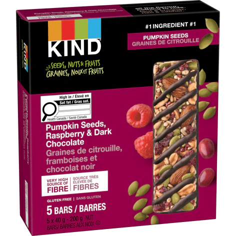 Pumpkin Seeds Raspberry & Dark Choc Bars