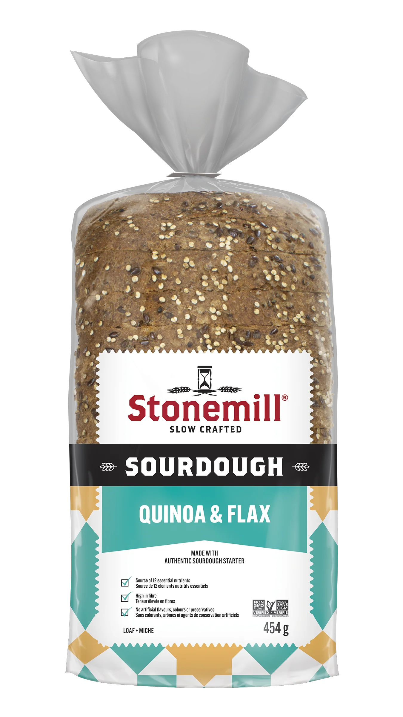 Quinoa & Flax Sourdough Bread