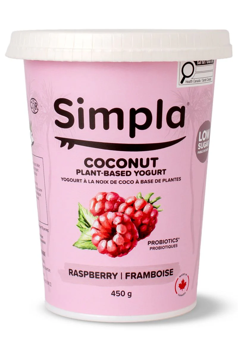 Raspberry Plant-Based Coconut Yogurt
