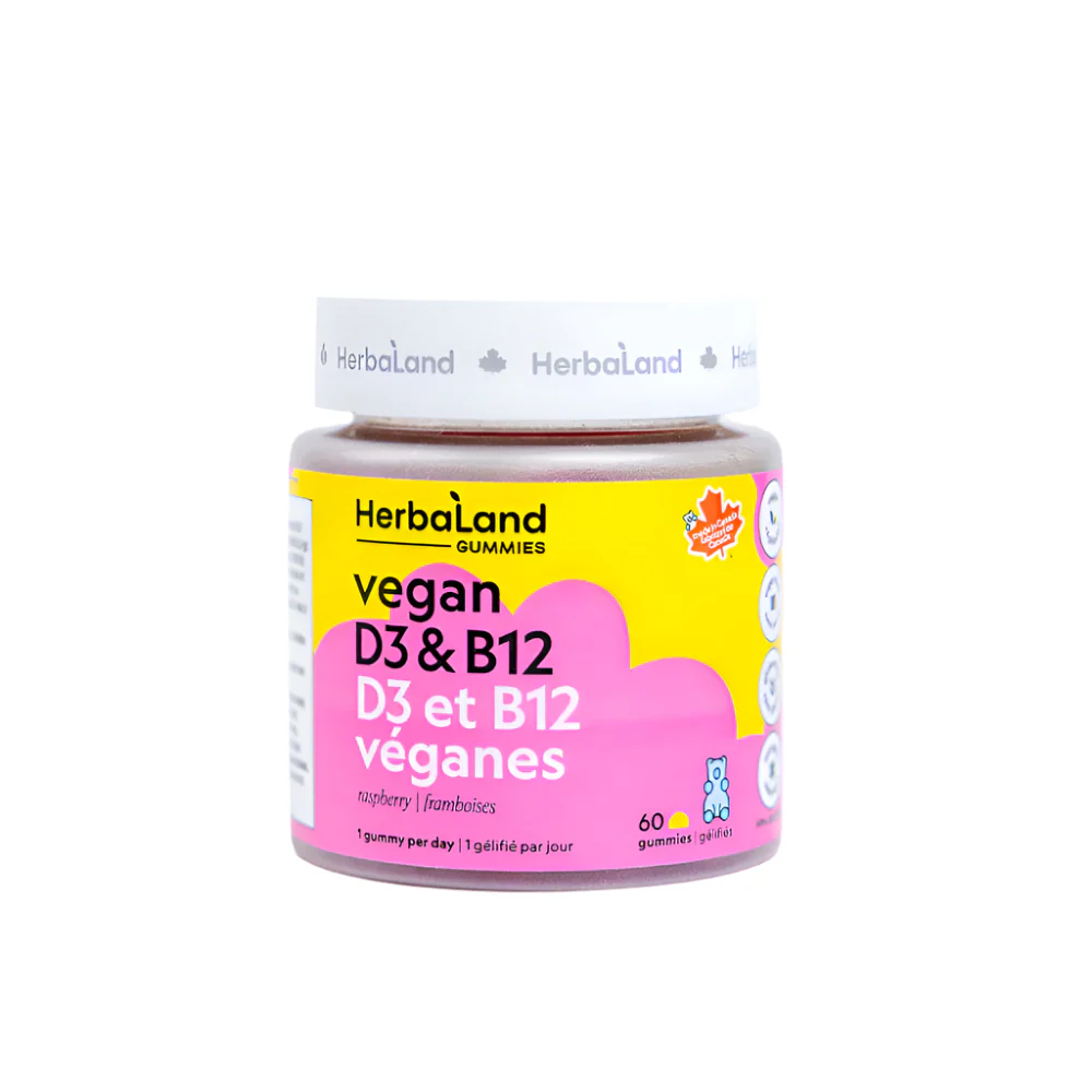 Raspberry Vegan D3 & B12