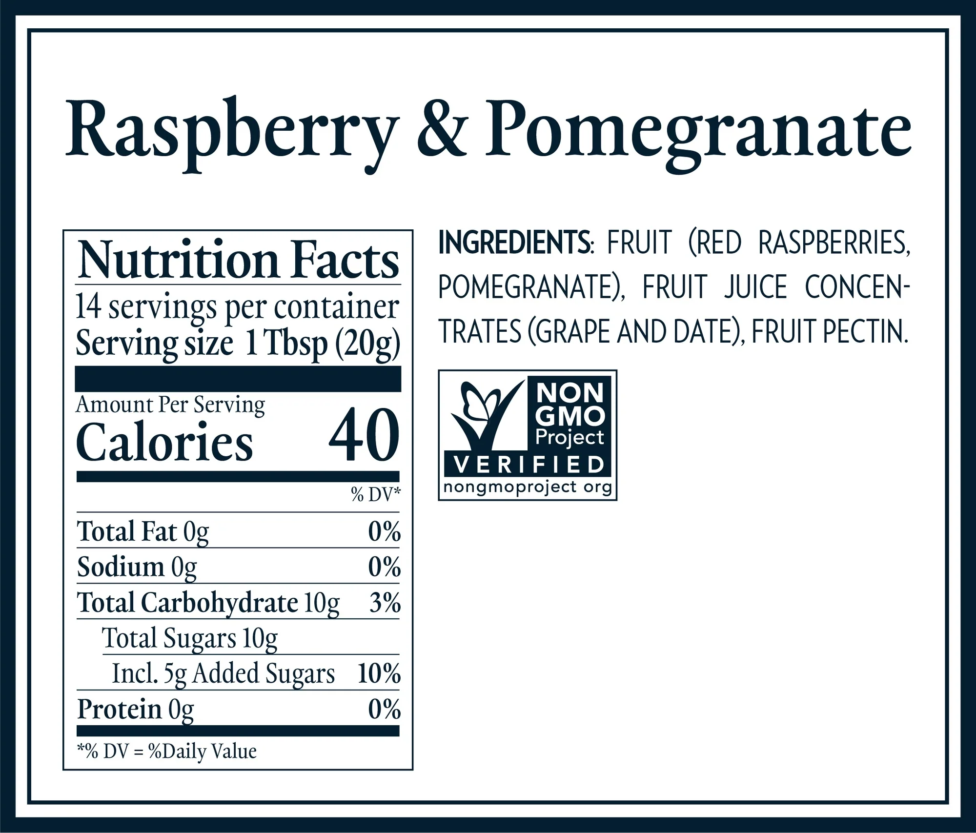 Raspberry & Pomegranate Fruit Spread - Image 2