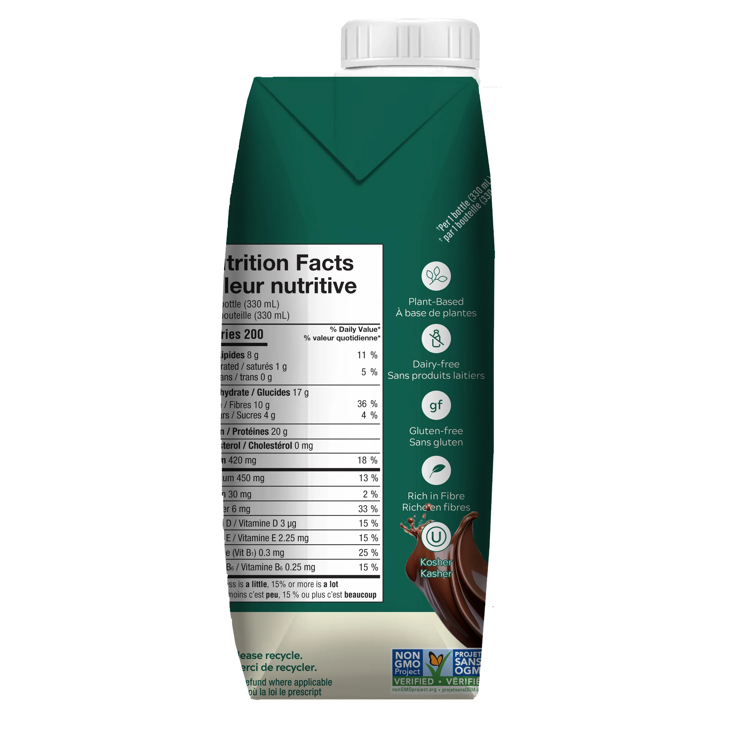 Rich Chocolate Plant-Based Ready-to-Drink Protein Shake - Image 3
