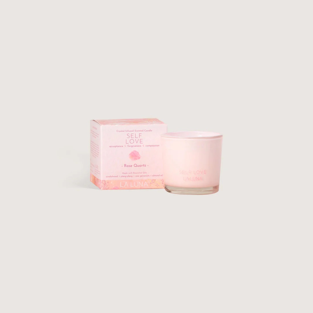 Self Love Rose Quartz Candle - Image 2