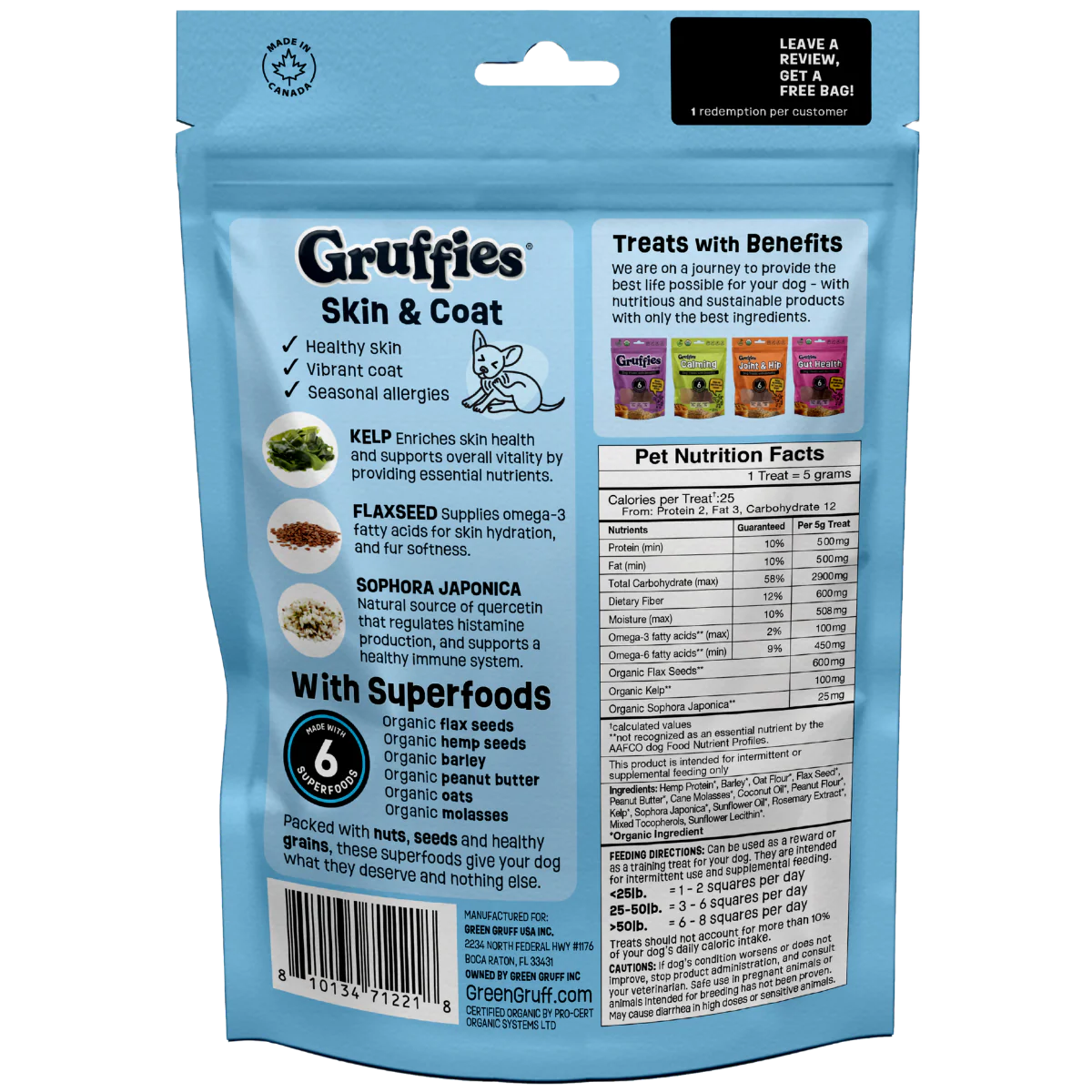 Skin & Coat Dog Treats - Image 2