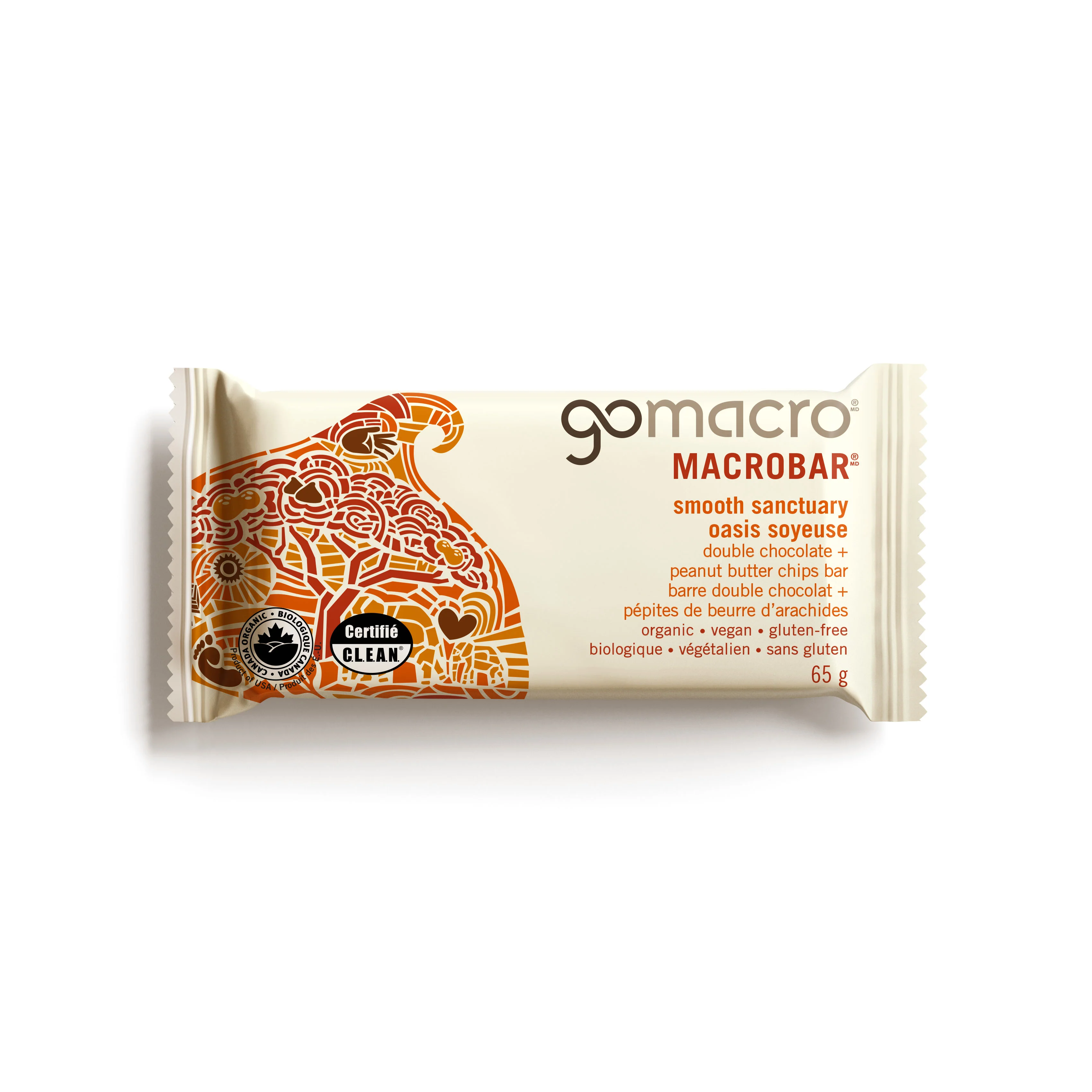 Smooth Sanctuary Double Chocolate + Peanut Butter Chips Bar