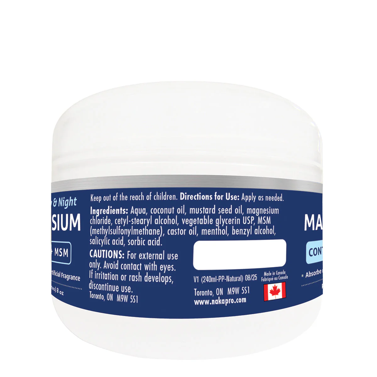Soothing Magnesium with Castor Oil + MSM - Image 2