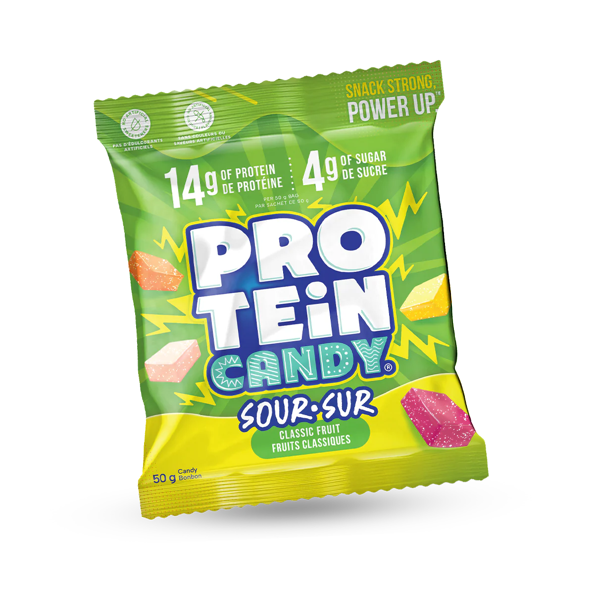 Sour Classic Fruit Protein Candy