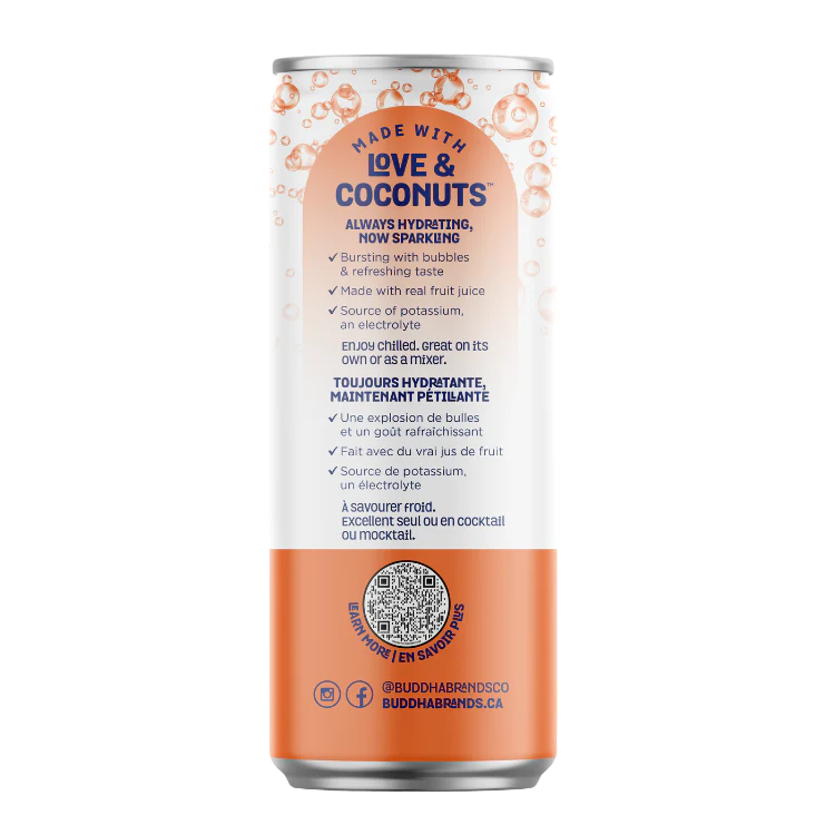 Sparkling Coconut Water with Peach Mango - Image 3