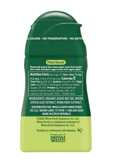 Stevia & Monkfruit with Agave Nectar Plant-Based Sweetener - Image 2