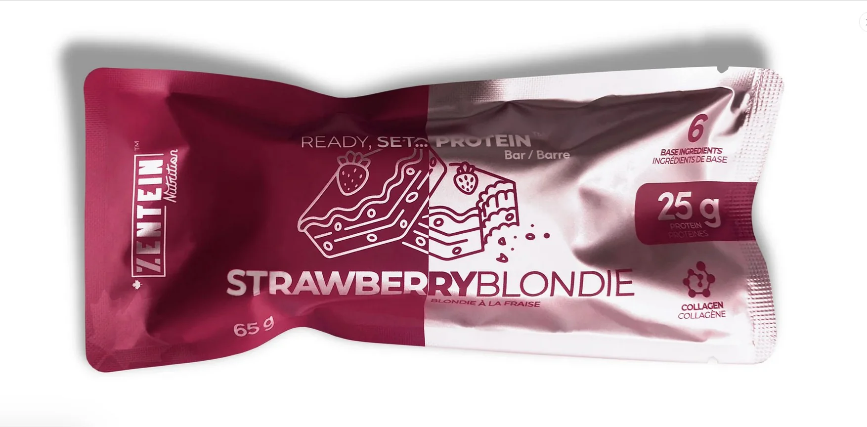 Strawberry Blondie Protein Bar