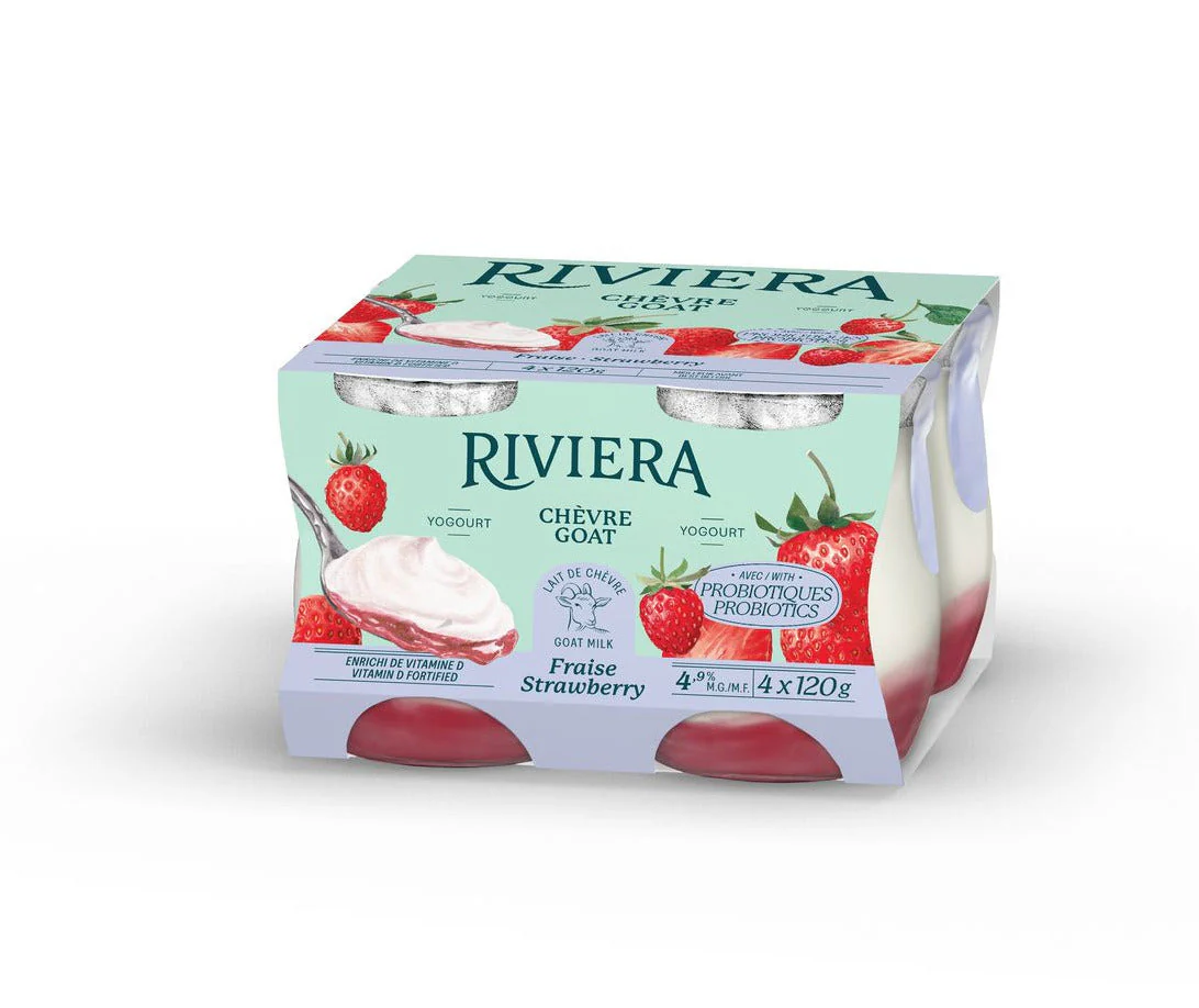 Strawberry Multi-Pack Goat Yogurt PET