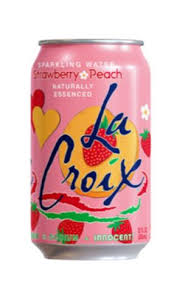 Strawberry Peach Sparkling Water