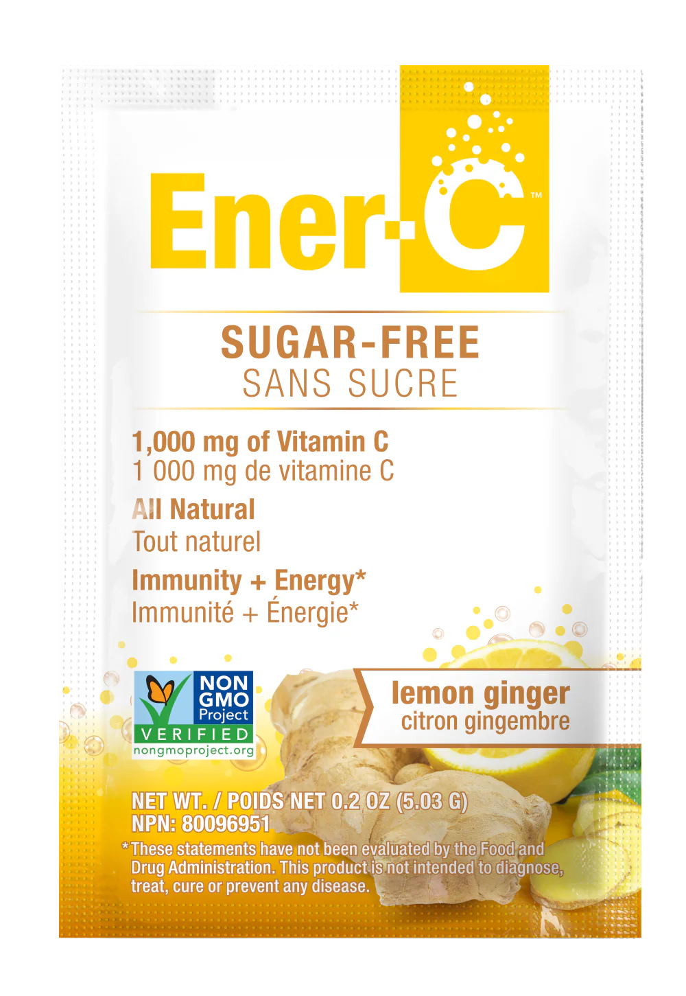 Sugar Free Lemon Ginger Drink Mix