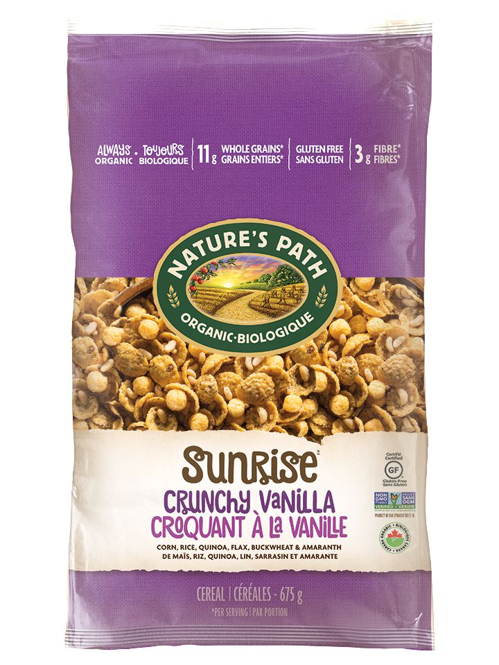 Gluten Free Sunrise Crunchy Vanilla Cereal - Eco Pac