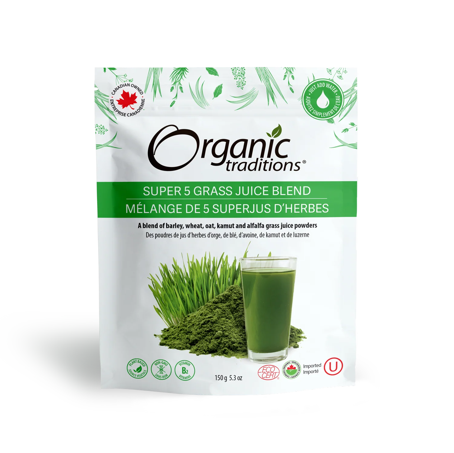 Organic Super 5 Grass Juice Blend