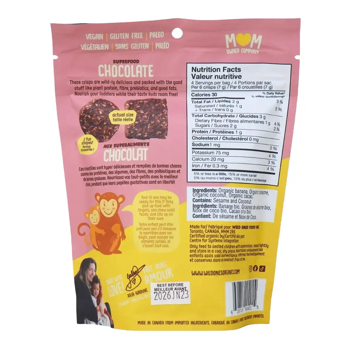 Superfood Chocolate Smoothie Crisps - Image 2