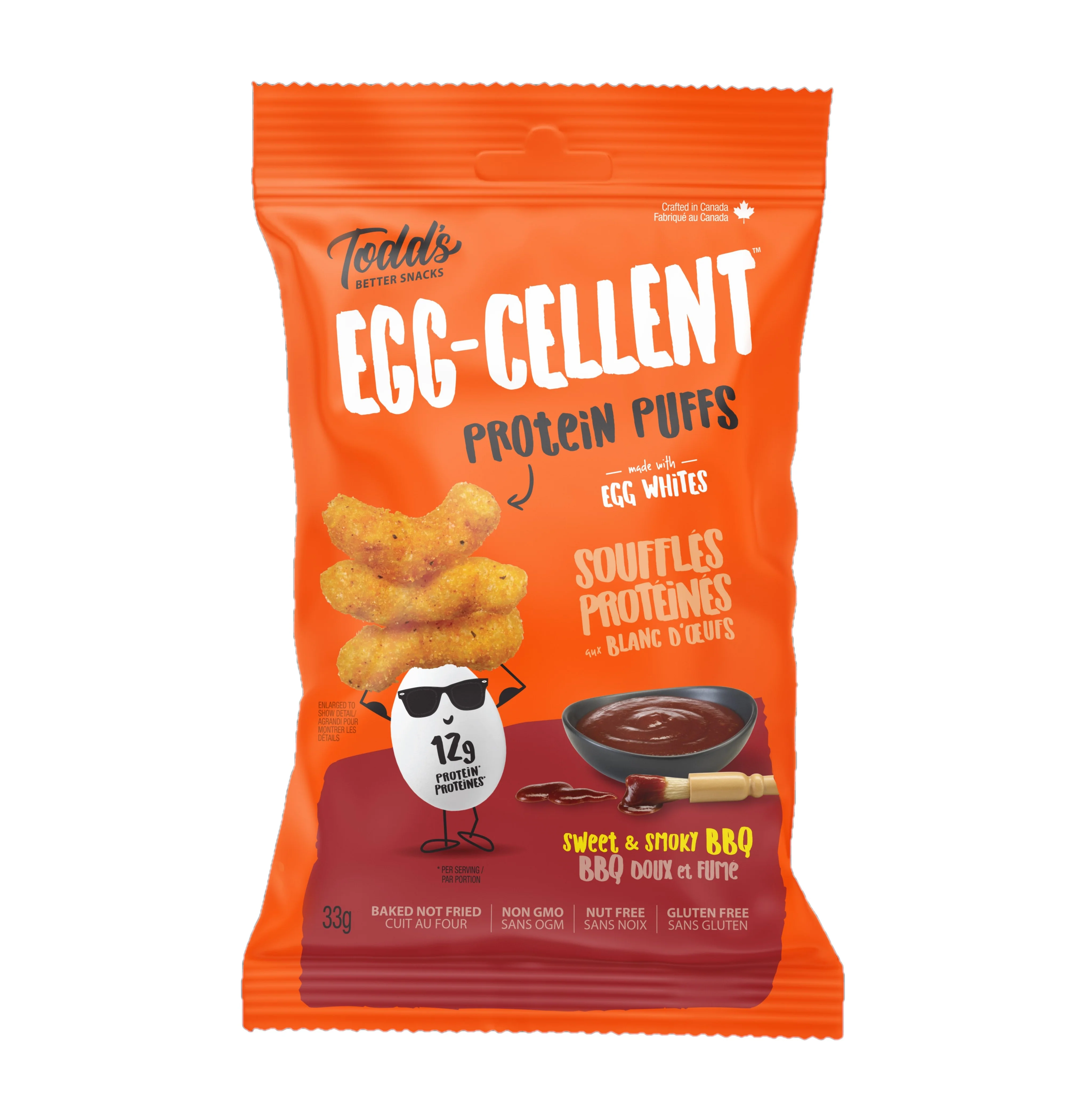 Sweet & Smoky BBQ Egg-Cellent Protein Puffs