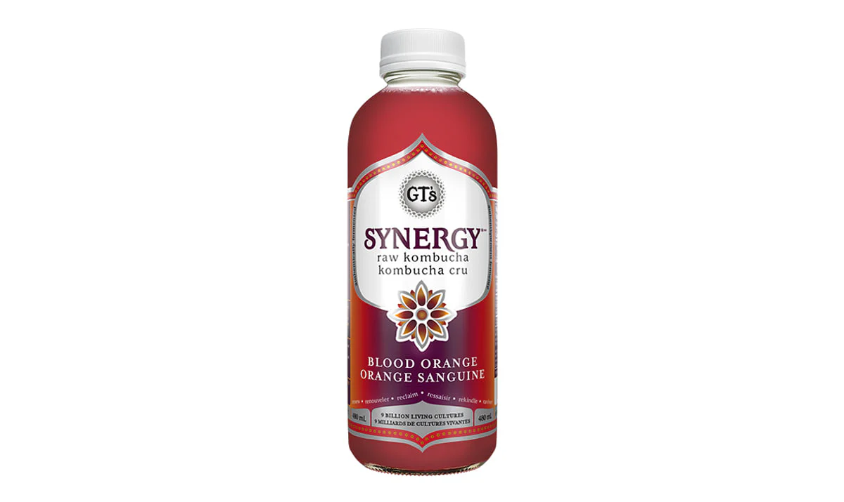 Synergy Raw Blood Orange Kombucha