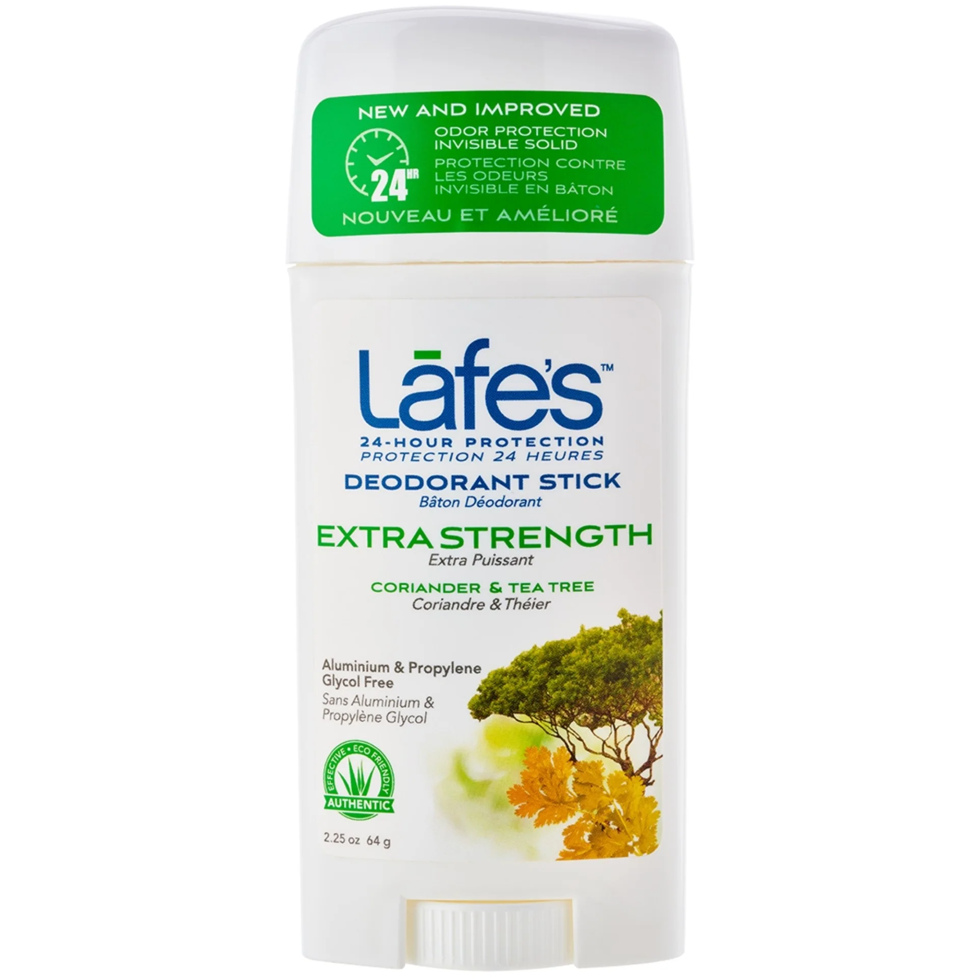 Extra Strength Coriander & Tea Tree Deodorant Stick