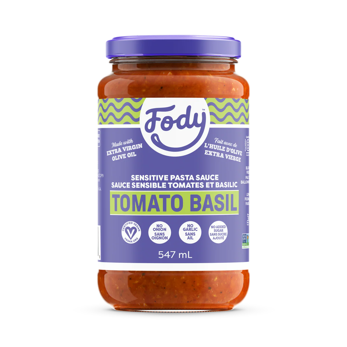 Gluten Free Tomato Basil Sauce
