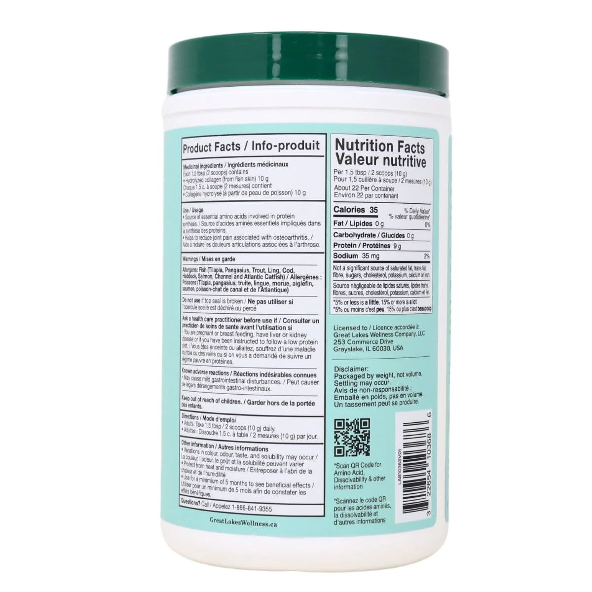 Unflavoured Marine Collagen Peptides - Image 2