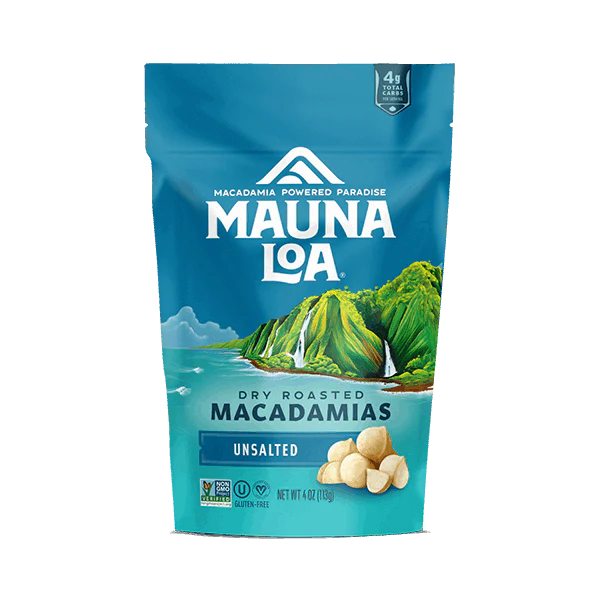 Unsalted Dry Roasted Macadamia Nuts