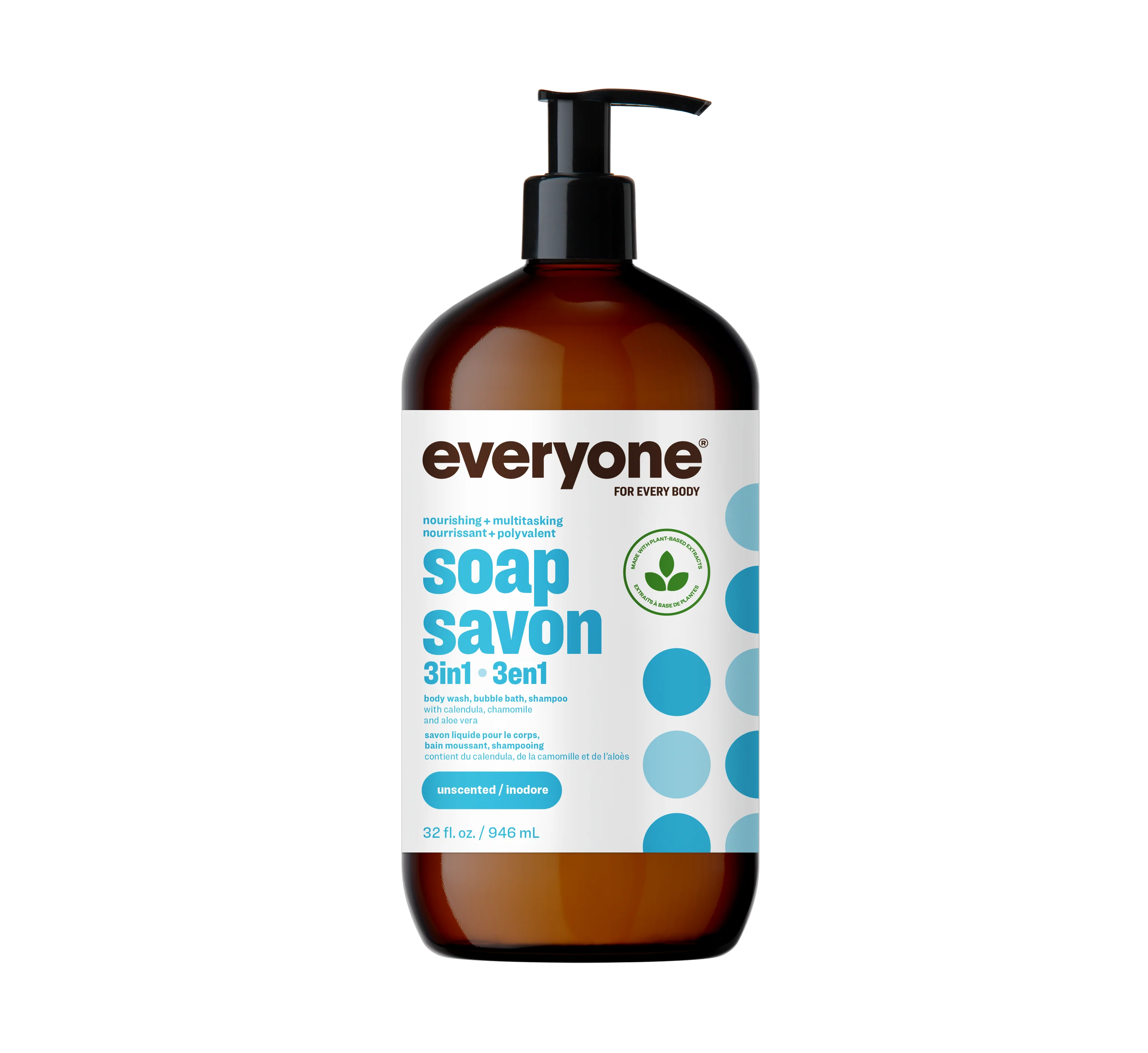 Unscented 3-In-1 Soap