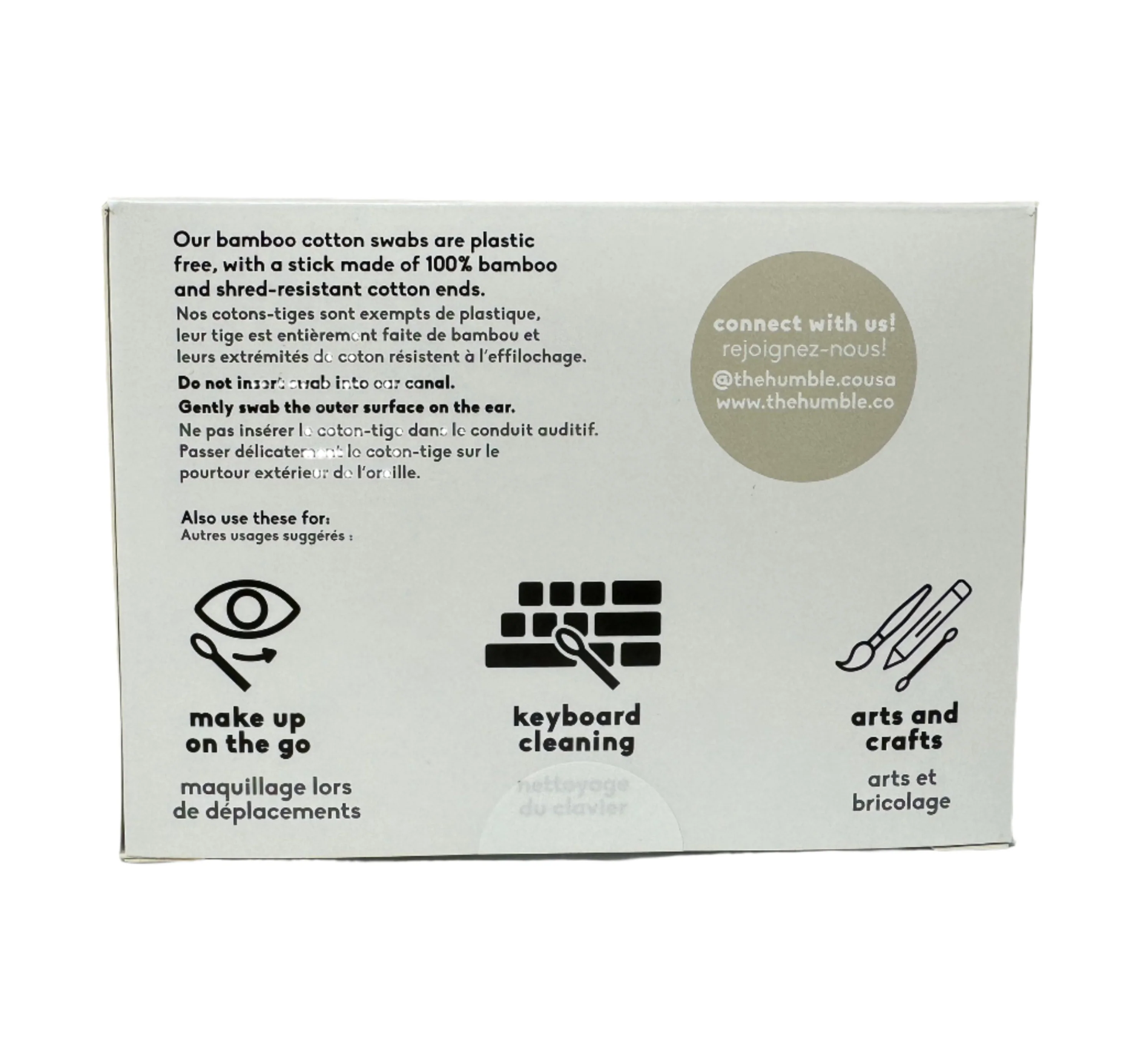 Vegan Bamboo Cotton Swabs - Image 2