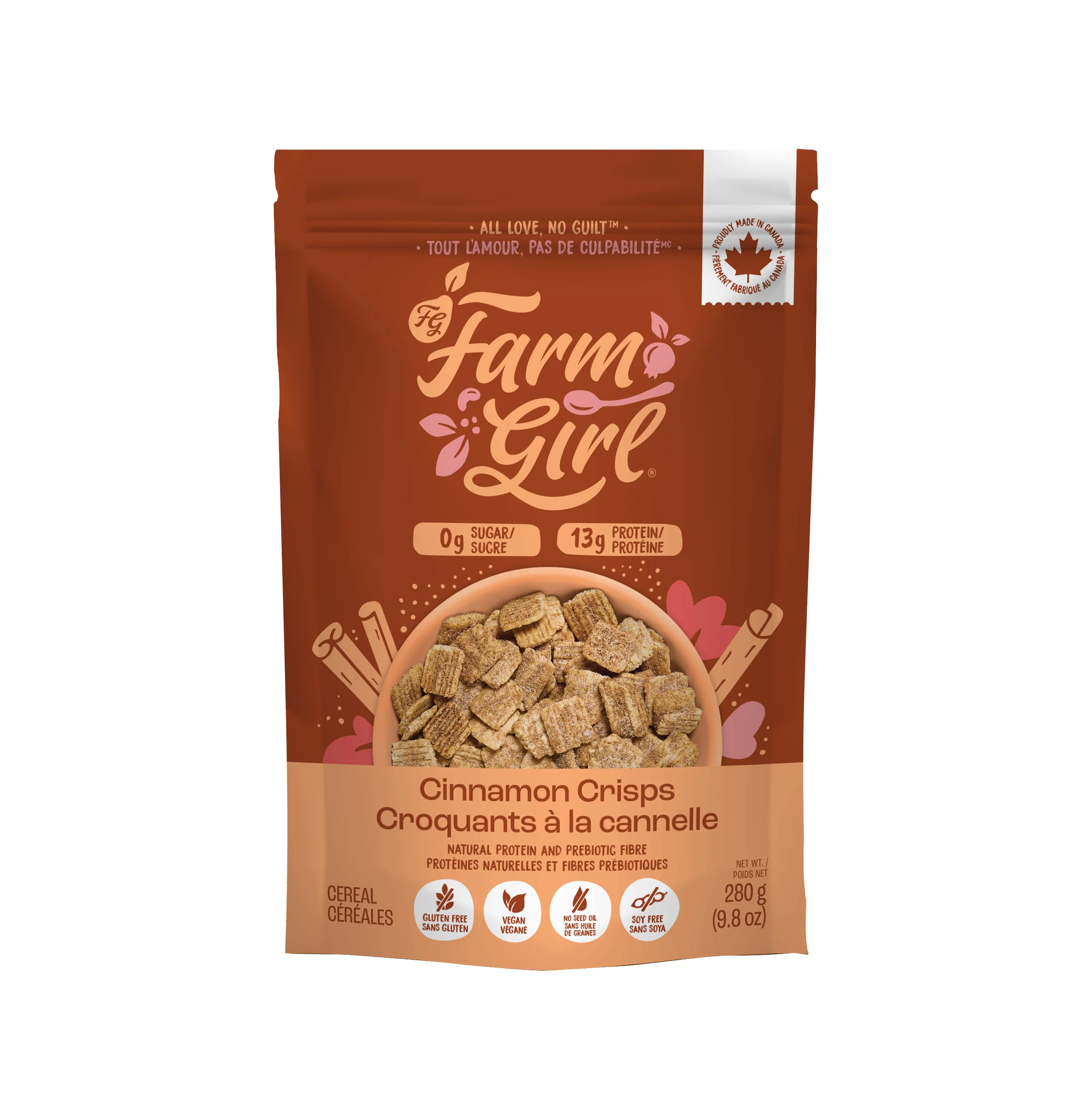 Vegan Gluten-Free Cinnamon Crisps Cereal
