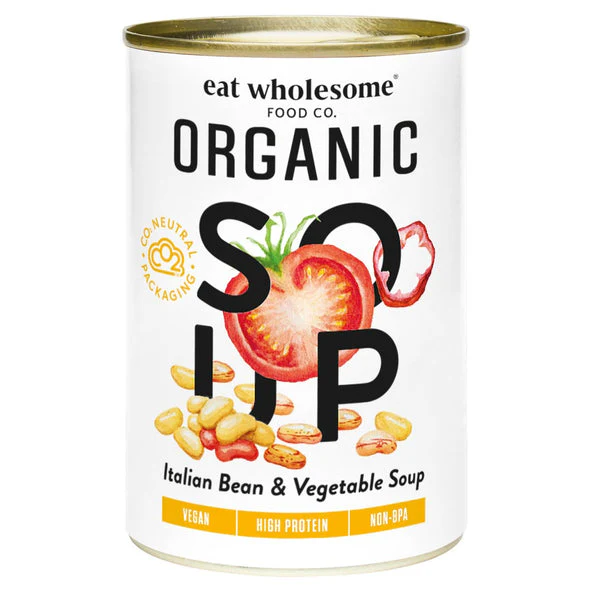 Vegan Organic Italian Bean & Vegetable Soup