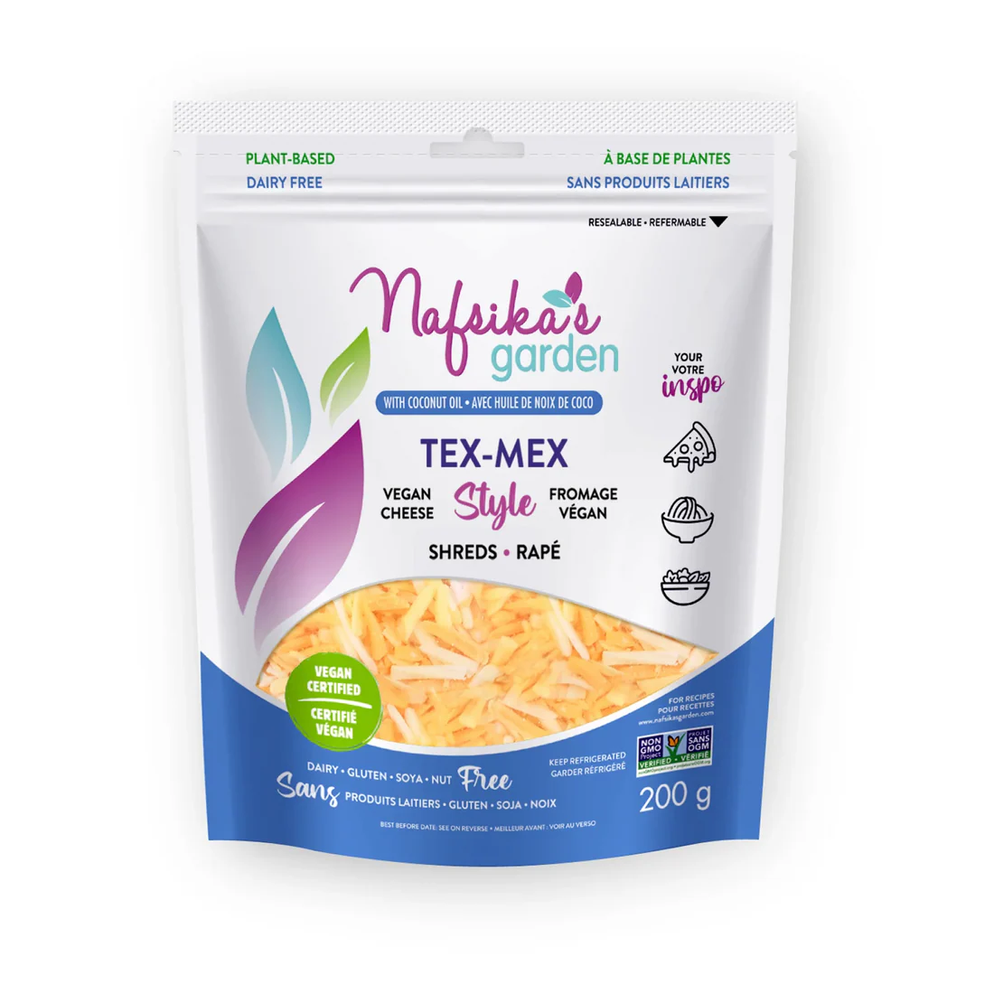 Vegan TEX-MEX Style Shreds