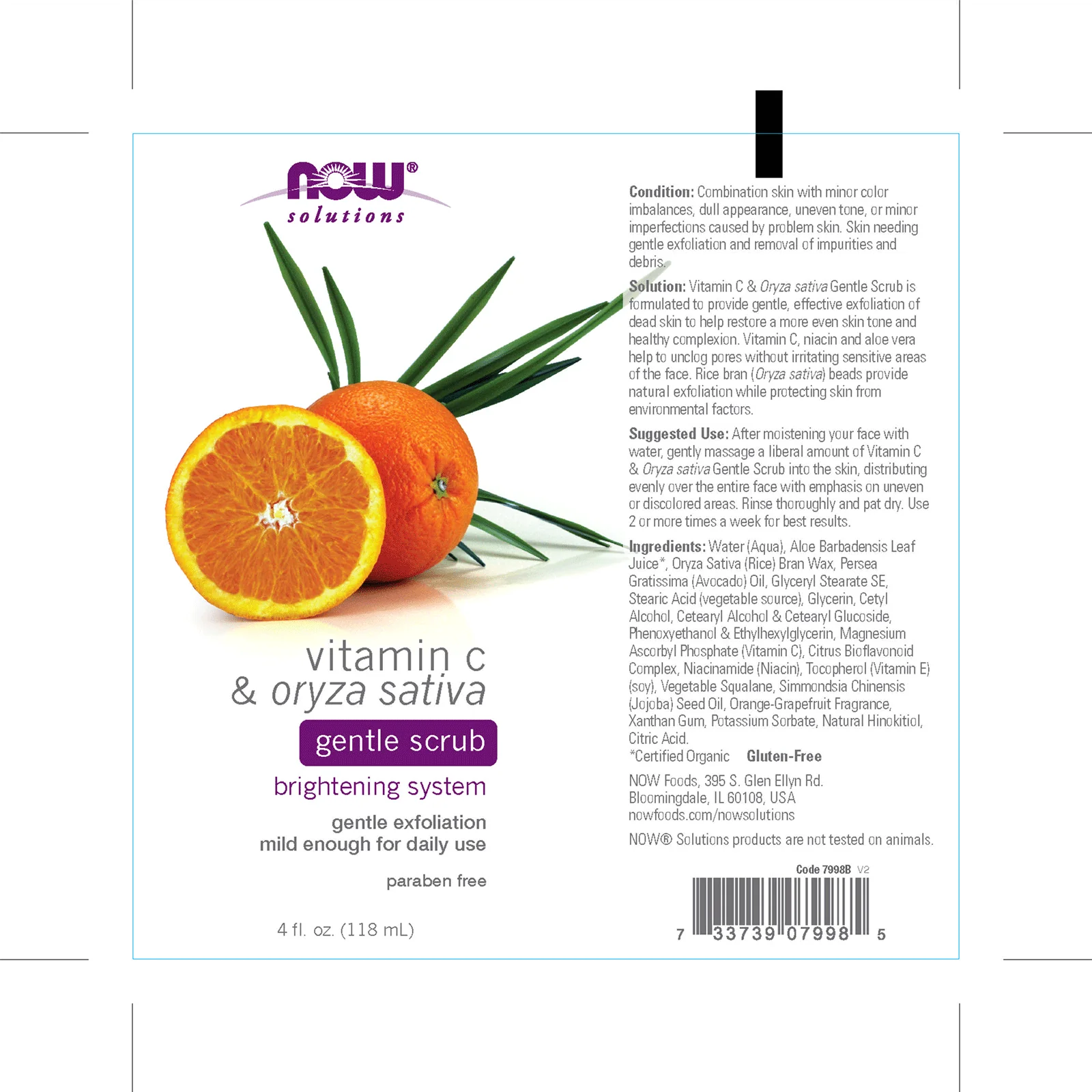 Vitamin C & Rice Gentle Scrub - Image 2