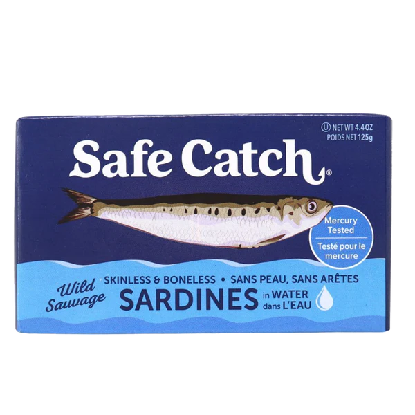 Wild Sardines without Skin & Bones in Water