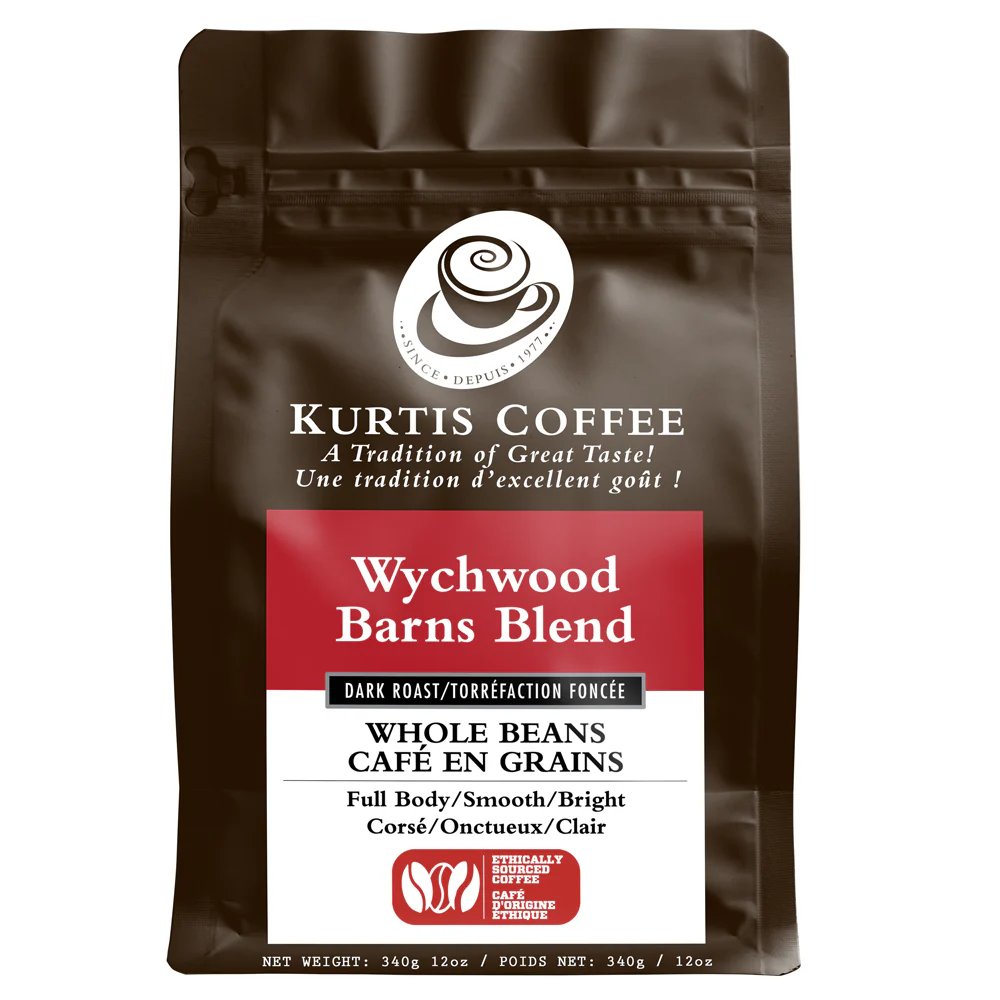 Wychwood Barns Blend Dark Roast Whole Coffee Beans