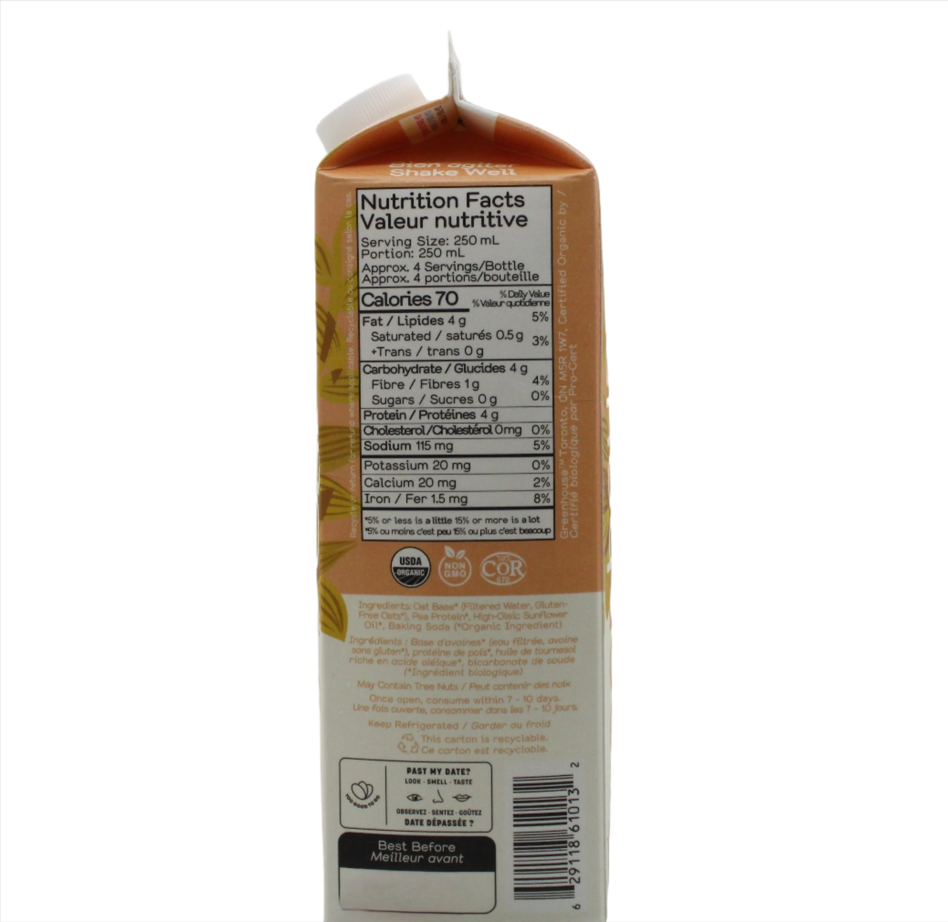 Zero Sugar Oatmilk Gable Top - Image 2